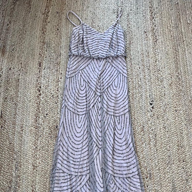 Vintage Y2K Adrianna Papell beaded gown image 6