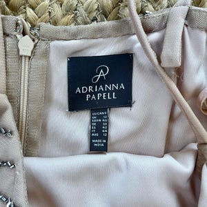 Vintage Y2K Adrianna Papell beaded gown image 7