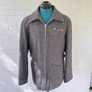 Vintage 90s/y2k Gap Wool Blend Classic Zip Front Jacket - Etsy