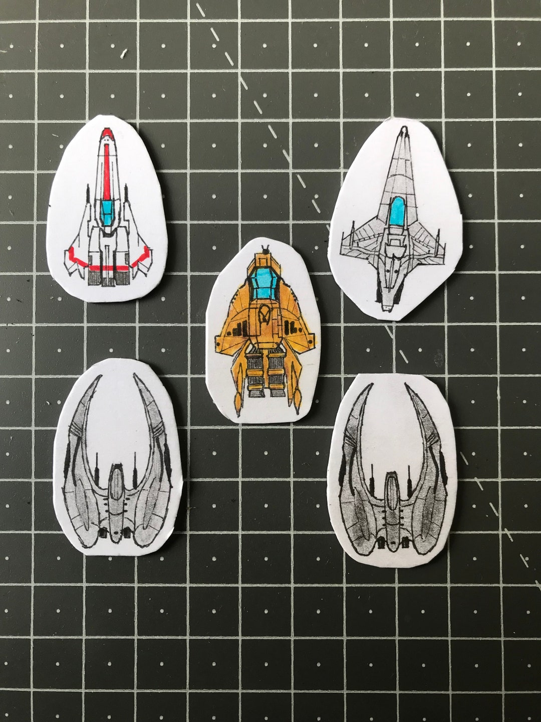 Battlestar Galactica Fighters - Etsy