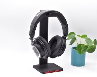 Support casque personnalisé, Cadeaux gamer, Support casque gaming
