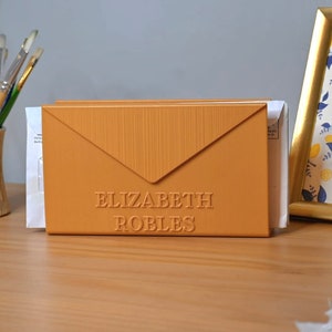 Organizador de correo personalizado, regalo de oficina, titular de correo