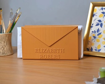 Personalized Mail Organizer, Office Gift, Mail Holder