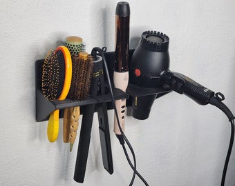 Hair Stylist Organizer, Hair Dryer Holder, Salon Gift, Multi-Purpose Hair Accessories Holder