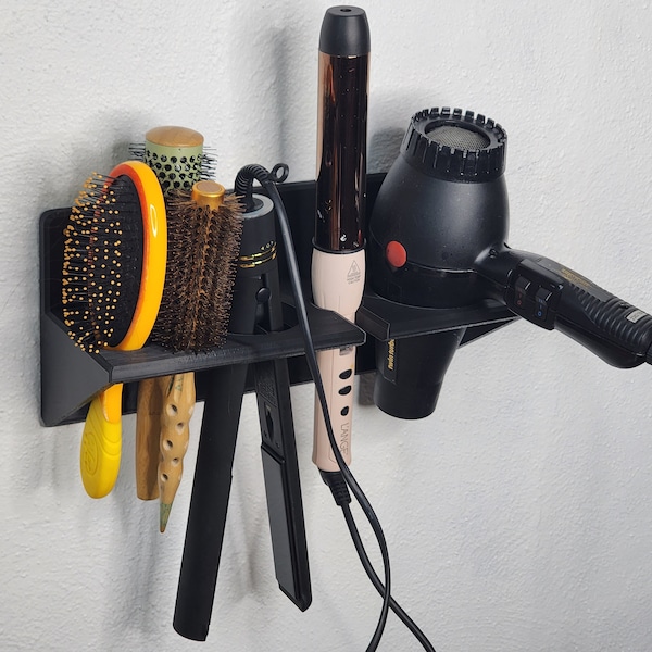 Hair Stylist Organizer, Hair Dryer Holder, Salon Gift, Multi-Purpose Hair Accessories Holder