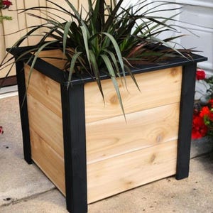 Square Cedar Planter Box