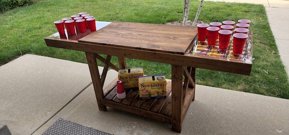 Custom beer pong table