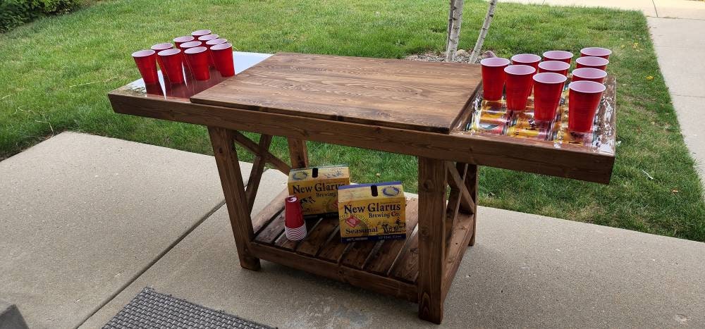 PONG CENTRAL — Classic Beer Pong Trestle Table