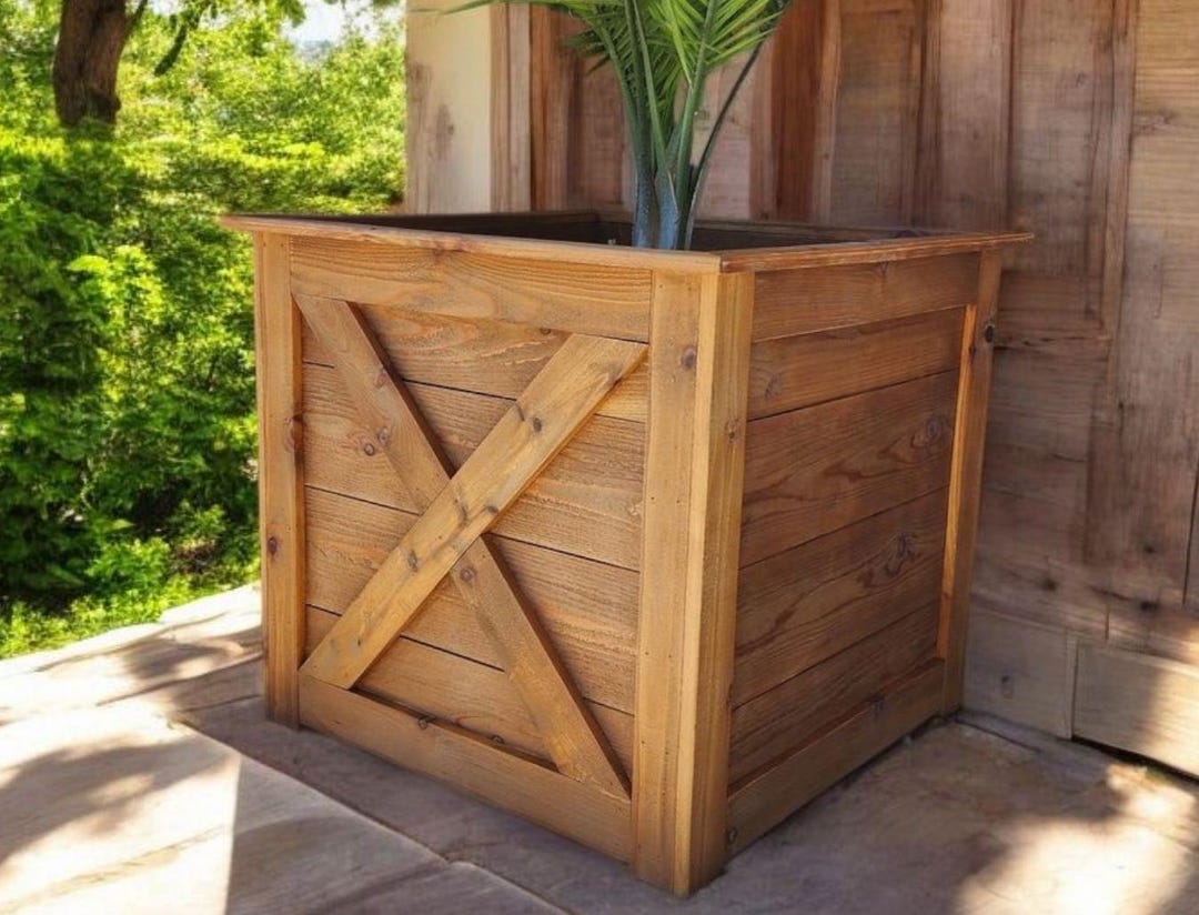 Rustic Tree Planter Box Rustic Ridge Planter Box - Etsy