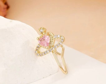Pink/Gold Sailor Moon inspired nose cuff