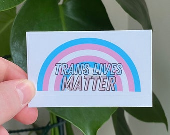 Trans Lives Matter Stickers