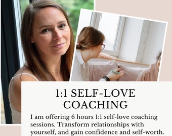 1:1 Life Coaching 6x 1H Sessions | Self-Love| Personal Development | Mindset | Set New Goals,