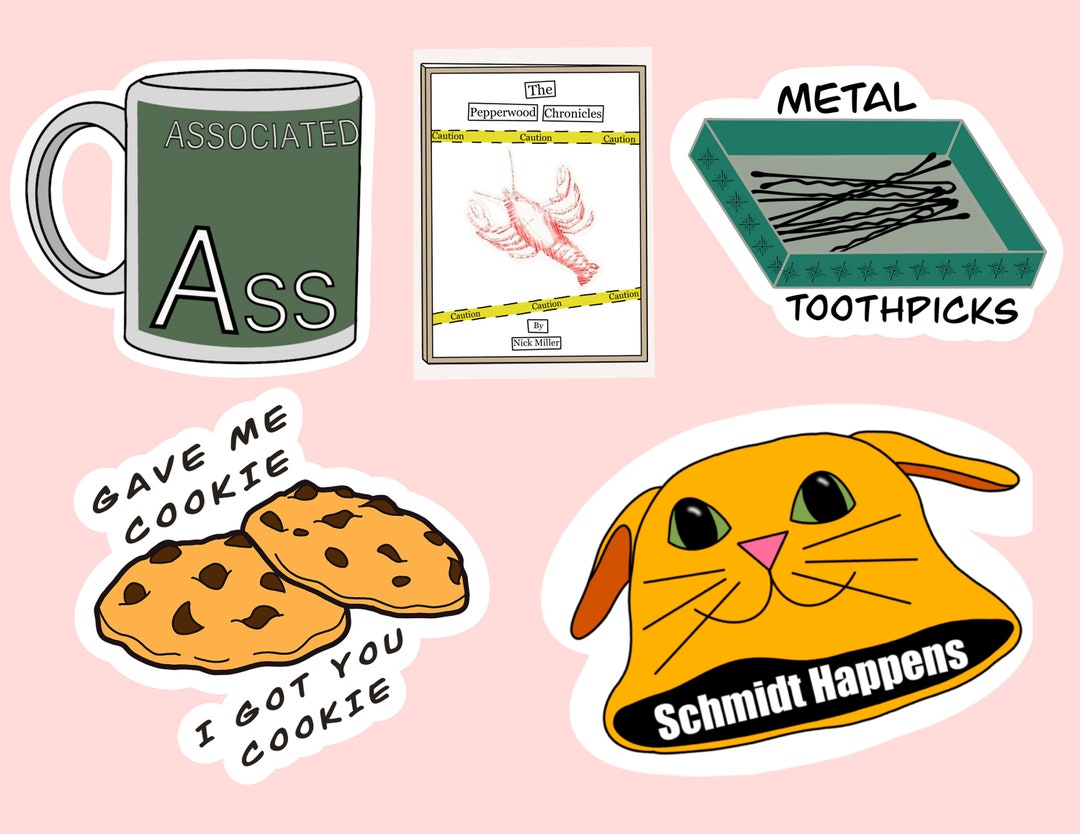 New Girl Stickers Etsy