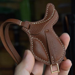 Leather Saddle Charm, Saddle Bag Charm, Cute Saddle Leather Handbag and Purse Charm, Saddle Keychain, Leather Gift, Bag Charm for Handbag