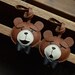 Leather Teddy Charm Bag