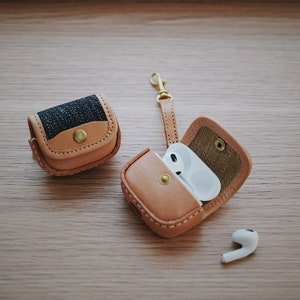 Leather Airpod Pro Case, Handmade Airpod Cover for Airpods Pro, Leather Protective Case for Airpods Pro, Earphone Bags, Earpods Accessories
