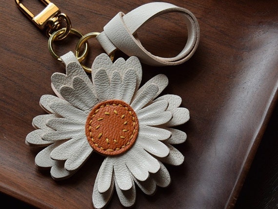 Leather purse charm hotsell