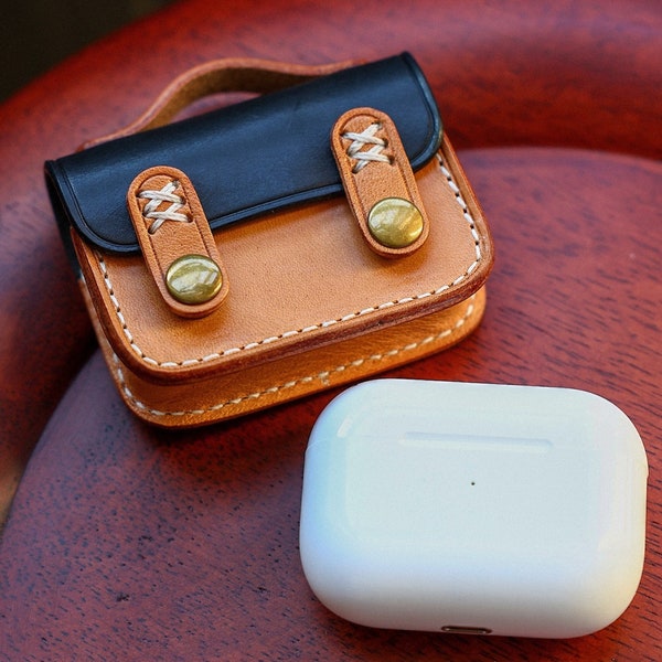 Leather Airpod Pro Case, Handmade Airpod Cover for Airpods Pro, Leather Protective Case for Airpods Pro, Earphone Bags, Earpods Accessories