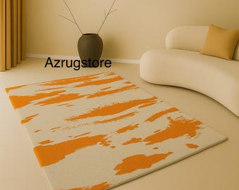 Hand-Tufted Wool Rug, Modern Pebble Design