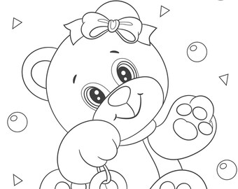 4400 Coloring Pages Of Teddy Bear To Print  Latest Free