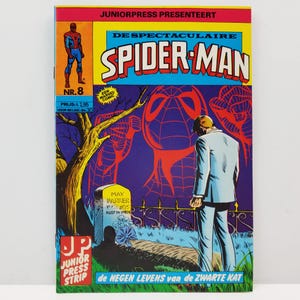 Spectacular Spider-Man Dutch Comic Book 1979 Juniorpress #8 Black Cat NM