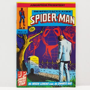 Spectacular Spider-Man Dutch Comic Book 1979 Juniorpress Black Cat #8 NM