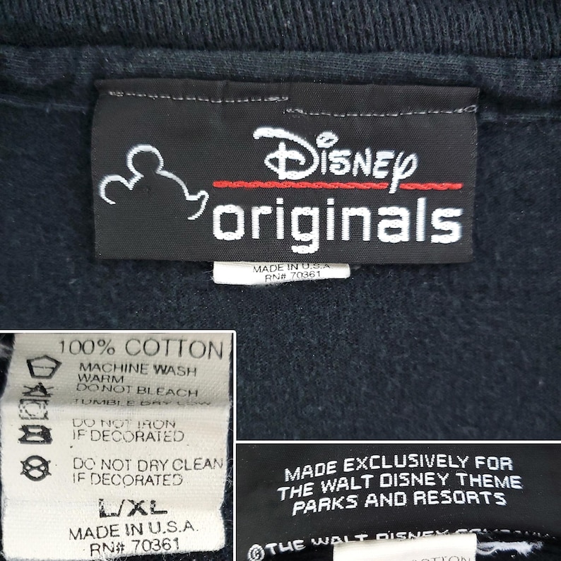 Walt Disney World Vintage T-Shirt Mickey Fireworks Embroidered Single Stitch 90s