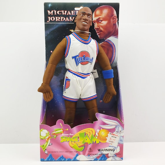 Space Jam Michael Jordan Plush Doll Figure Vintage 1996 Play-by