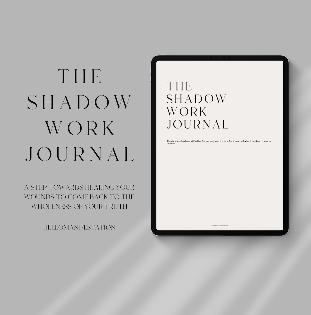 Shadow Work Journal, Healing Journal, Anxiety, Shadow Work Journal Prompts,  iPad Digital Journal, Inner Child Healing, Instant Download 