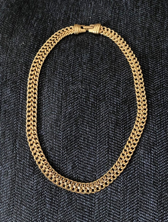 Authentic Monet Gold Tone Necklace