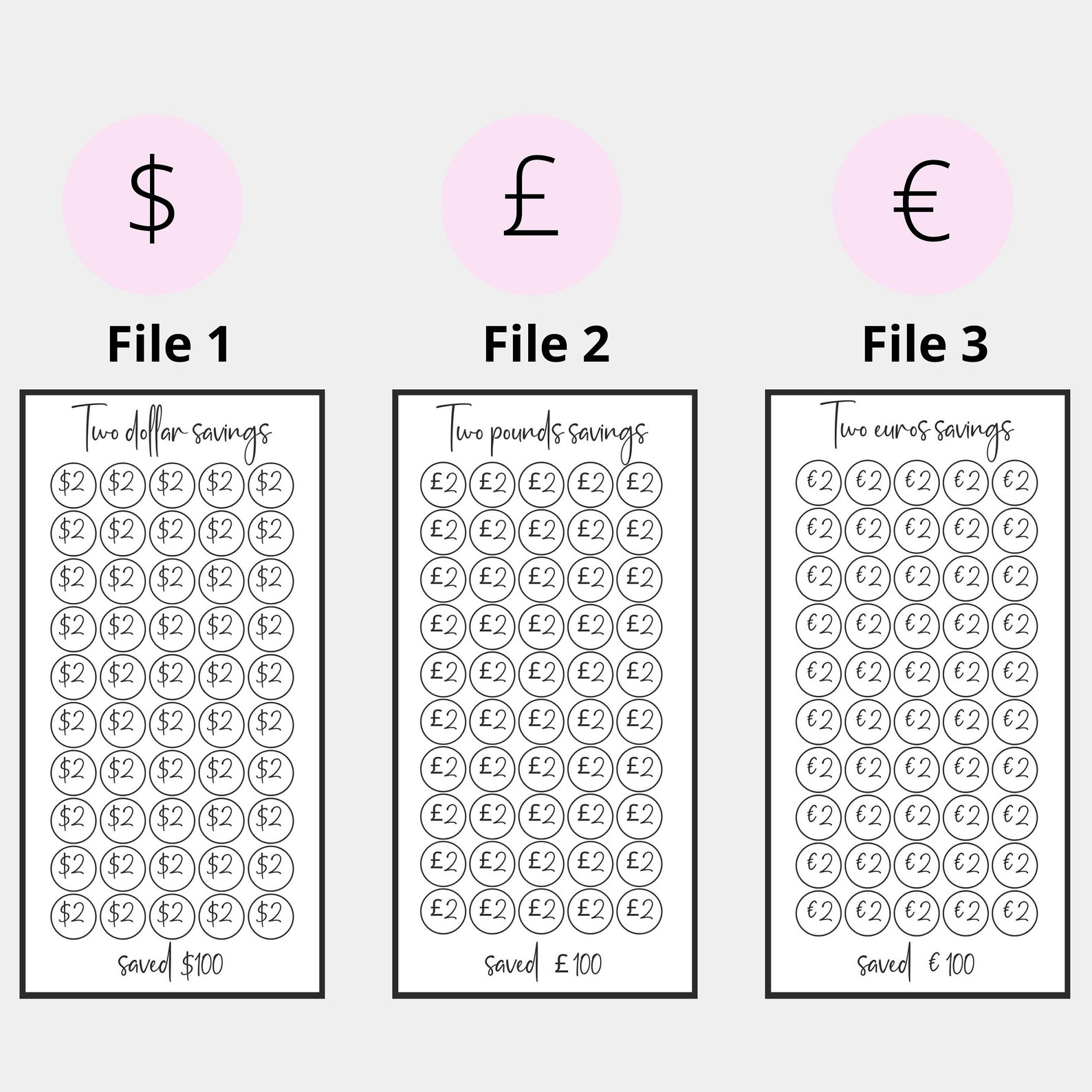 Printable A6 Savings Challenge Bundle | A6 Cash Envelope System, Cash ...