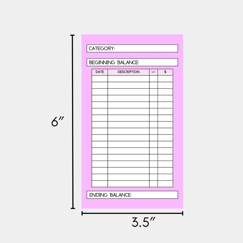 Printable Cash Envelope Inserts Budgeting Inserts Cash Etsy
