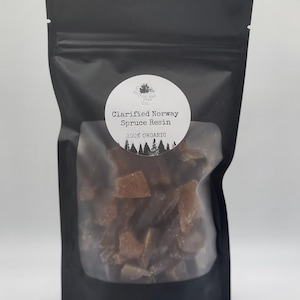 Clarified Norway Spruce Resin