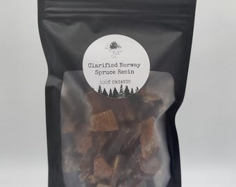 Resina di abete rosso chiarificato