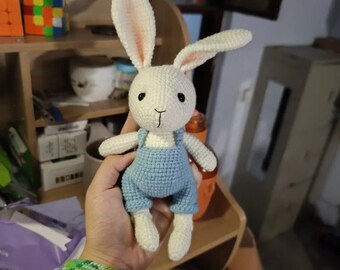 Patrón de crochet Conejo, tutorial de Amigurumi PDF en terminología estadounidense, Conejo de crochet, patrón de crochet PDF.