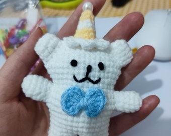 Patrón de crochet Oso Blanco, tutorial de Amigurumi PDF en terminología estadounidense, Oso de crochet, patrón de crochet PDF.