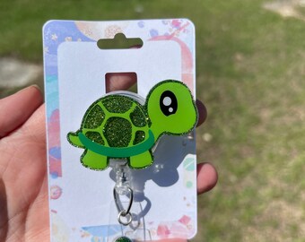 Turtle badge reel