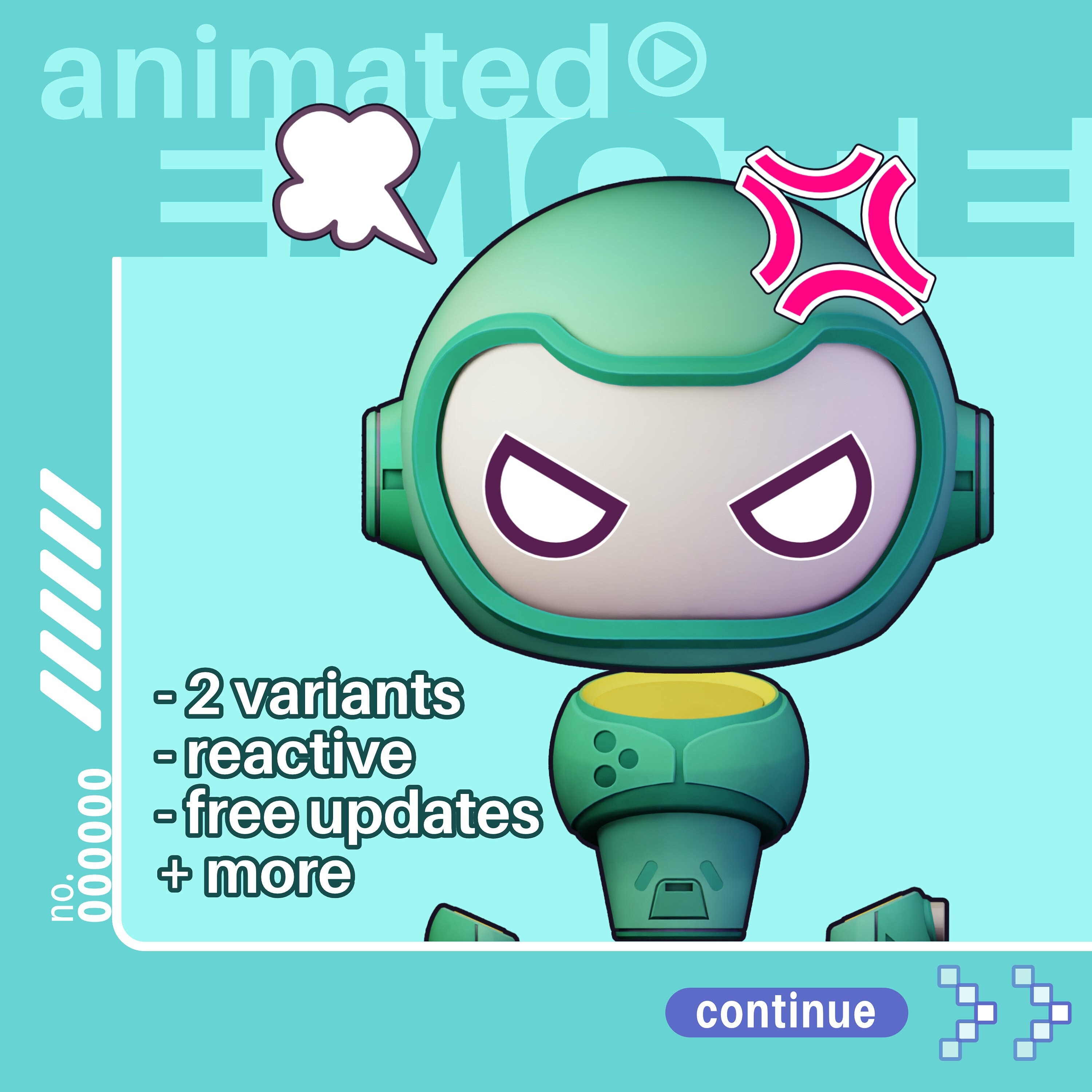 Aeon Animated Emote [ANGRY] Overlay, Streamlabs, OBS, Streamer.bot ...