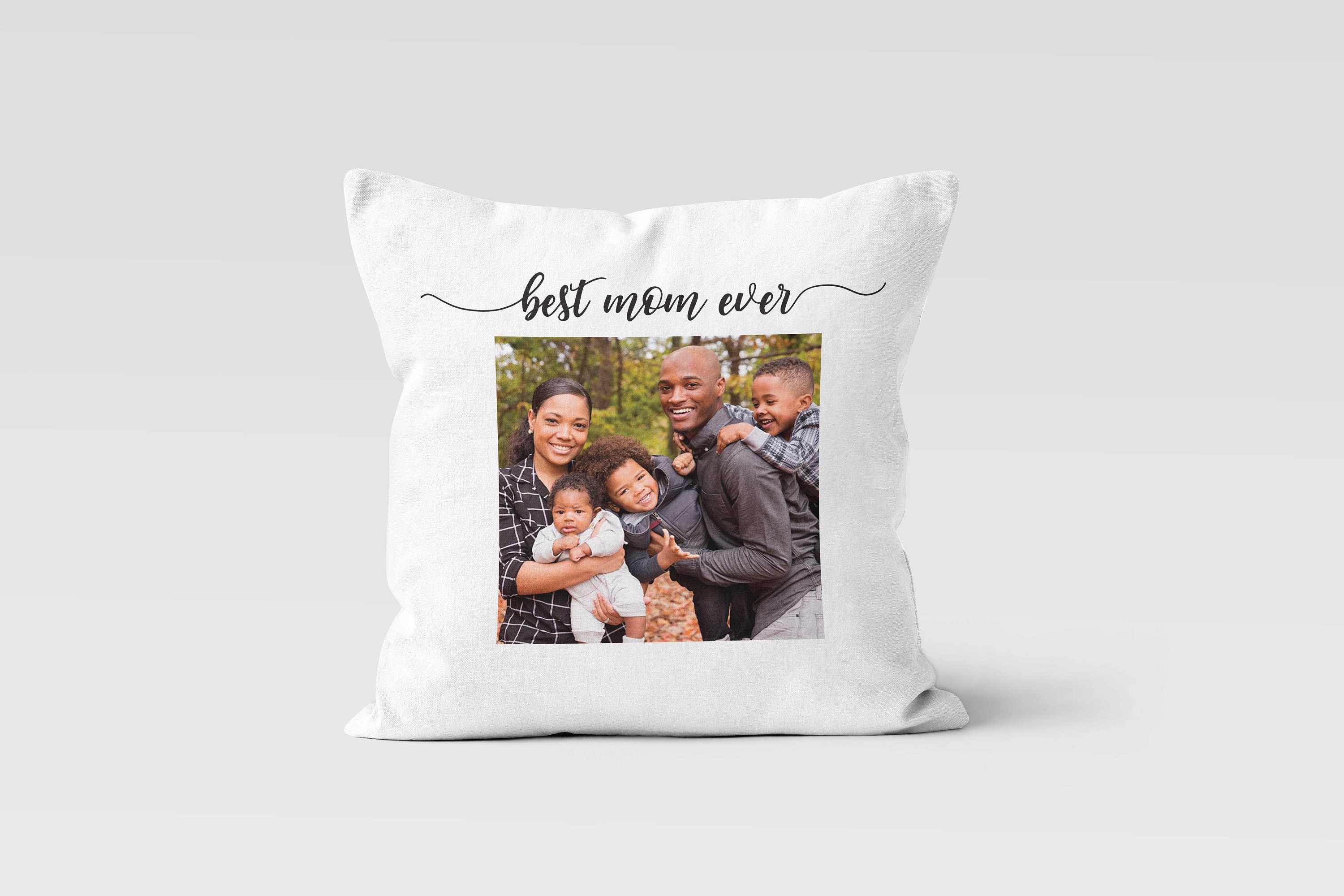 Custom Mother's Day Photo Pillow - Gift for Mom - Photo