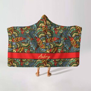 Fleecedeken met capuchon: Boho Rhapsody