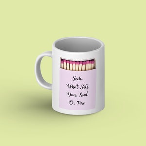 Personalized Custom Motivational Mug for Birthday, Anniversary or any occasion. Seek Mug