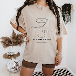 Espresso Martini Social Club | Tshirt tini time mignon et confortable