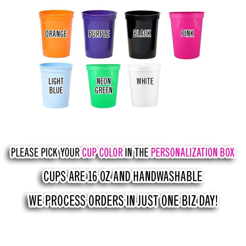 Custom Birthday Cups with Photo and Year, Personalized Picture Milestone Party Favors bild 5