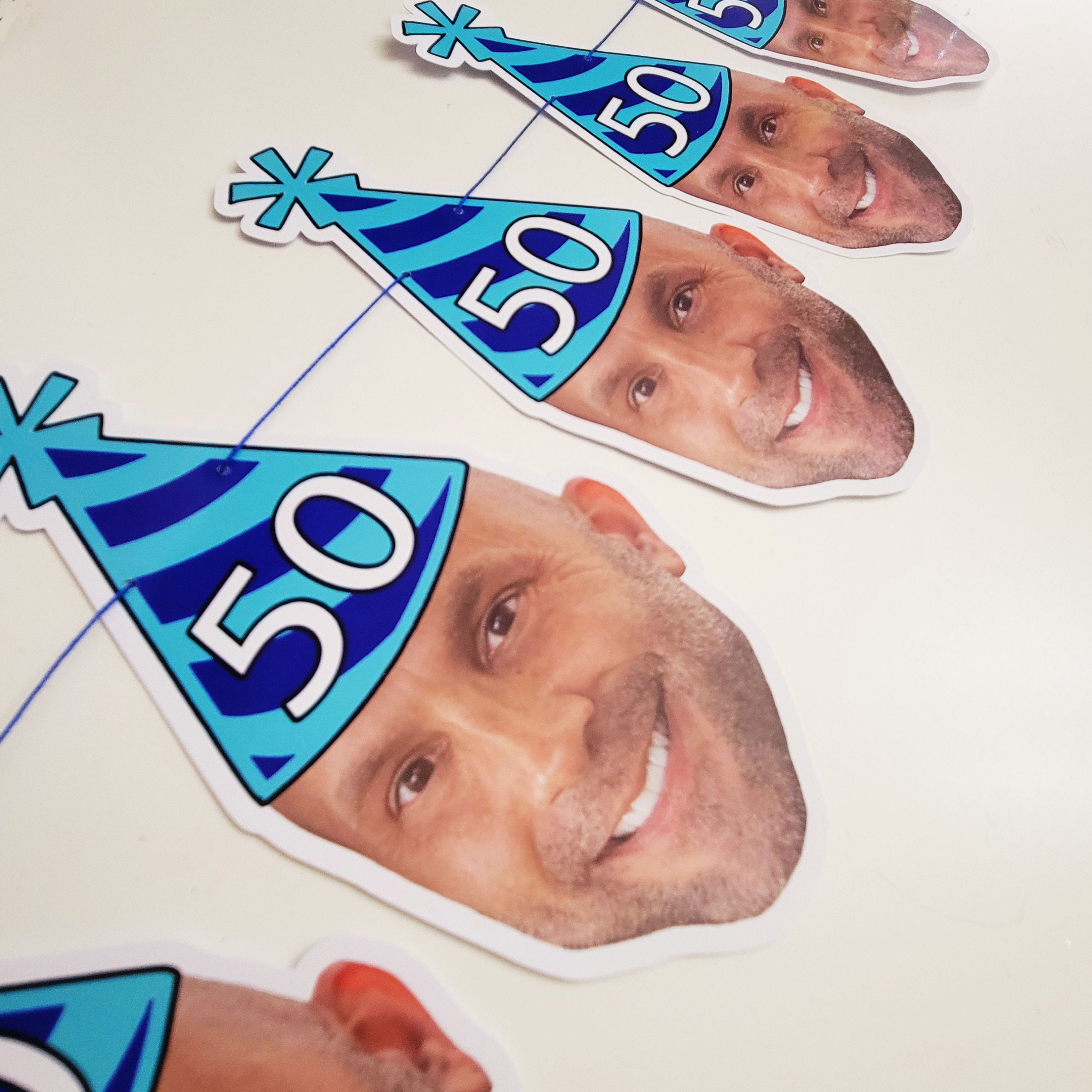 Custom Head Birthday Banner for One or More Faces, Custom Birthday Photo  Banner, Face Banner, Personalized Birthday Banner Any Age - Etsy