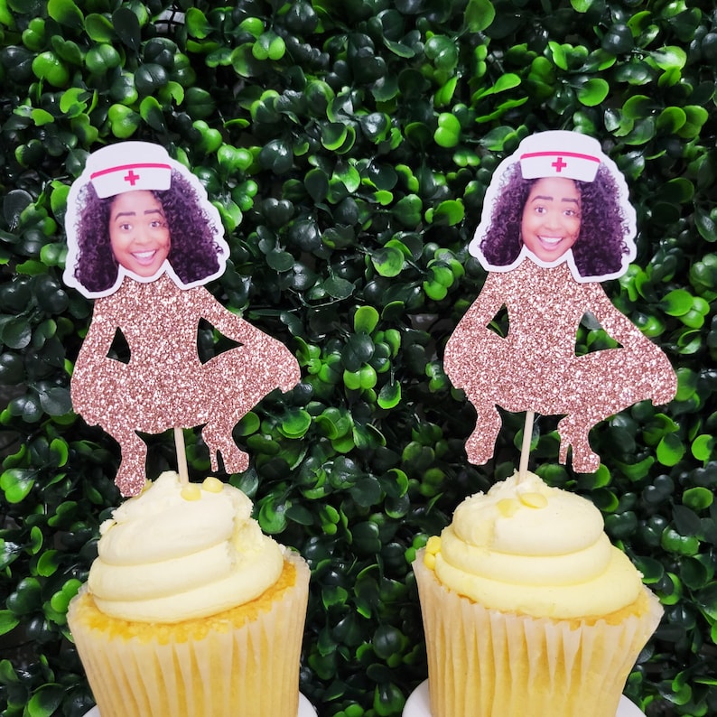 Nurse Graduation Cupcake Toppers Nurse Graduation Party Etsy