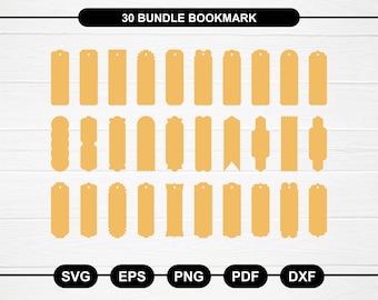 Puede incluir: Un conjunto de 30 diseños de marcapáginas imprimibles en un paquete. Los marcapáginas son de diferentes formas y tamaños, y todos son de color amarillo claro. Los diseños son perfectos para agregar un toque personal a tu experiencia de lectura.