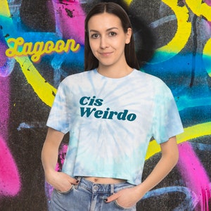 Cis Weirdo Tie-Dye Crop Tee