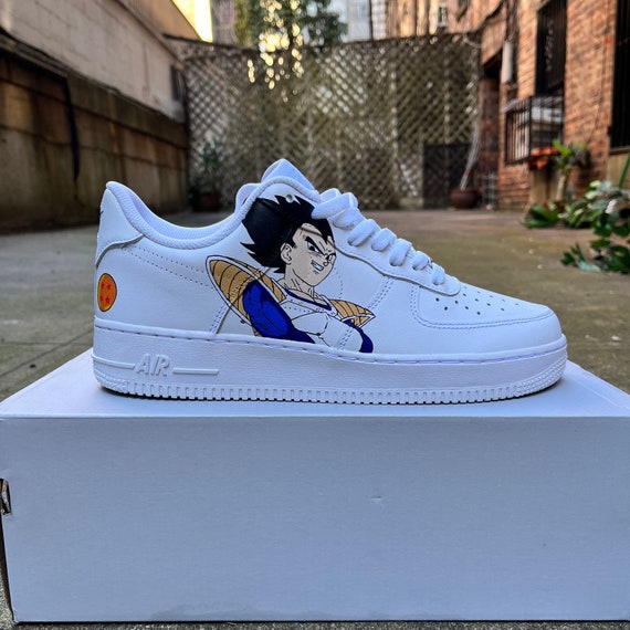 Custom Nike Air Force 1 Hand Painted Sneakers Anime Anime Customs