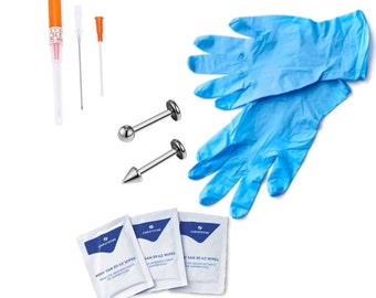 lobe earring kit (catheter) + free guide