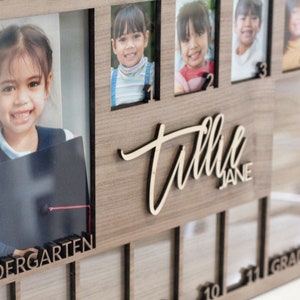 School Picture Frame K-12 School Picture Frame K 12 Frame Kindergarten to Graduation Picture Frame K 12 Picture Frame School Years Photo